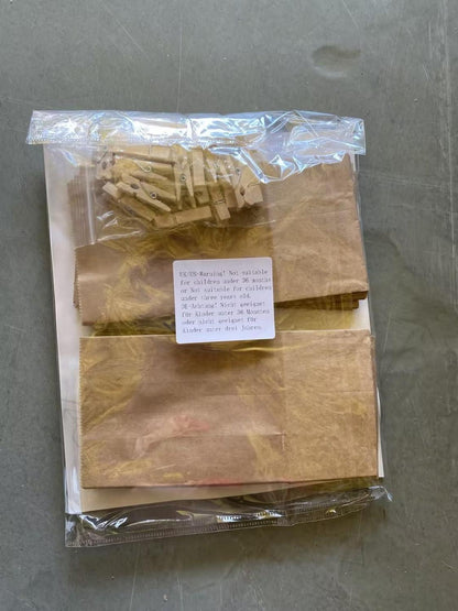 Adventskalender zum Befüllen Kinder 24 Tüten Weihnachtstiere Aufkleber