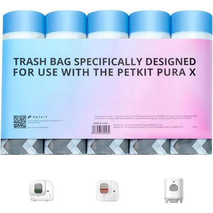 PETKIT Katzentoilettenbeutel Pura MAX/X, 5 Rollen (100