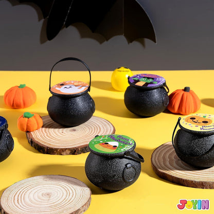 JOYIN Halloween Hexenkessel Badebomben-Set mit Mochi Squishy