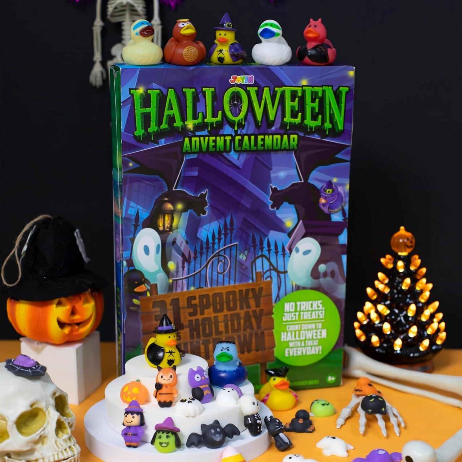 JOYIN Halloween Adventskalender 2022 mit 31 Tage Mochi Gummienten