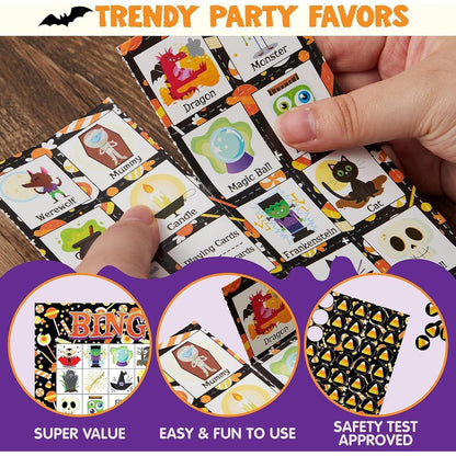 Halloween Bingo Spielkarten Set für Schul und
