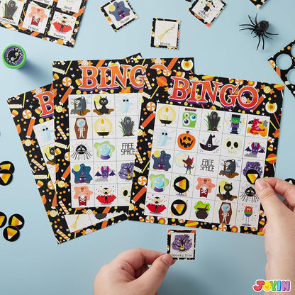 Halloween Bingo Spielkarte Set für Schule Familienaktivitäten
