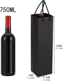 Recycelbare Wein Geschenktüten 12er Pack für Weihnachten