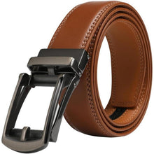 Ledergürtel Herren Automatik Schnalle Leder Gürtel 3.5 CM