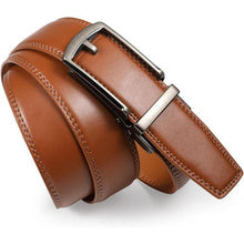 Ledergürtel Herren Automatik Schnalle Leder Gürtel 3.5 CM