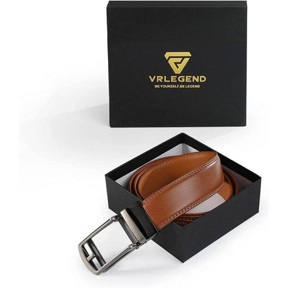 Ledergürtel Herren Automatik Schnalle Leder Gürtel 3.5 CM