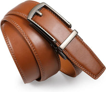 Ledergürtel Herren Automatik Schnalle Leder Gürtel 3.5 CM