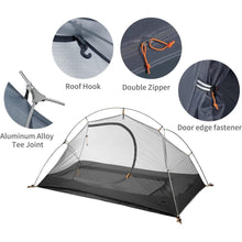 Ultraleichtes Camping Zelt 1/2 Personen Wasserdicht