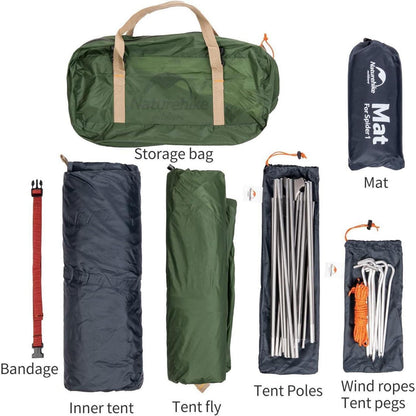 Ultraleichtes Camping Zelt 1/2 Personen Wasserdicht