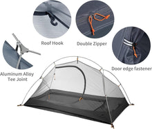 Ultraleichtes Camping Zelt 1/2 Personen Wasserdicht