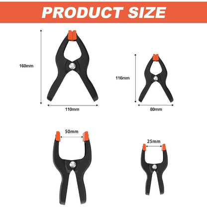 Profi Einhandzwinge und Federzwinge Set 6tlg. Holzklemmen