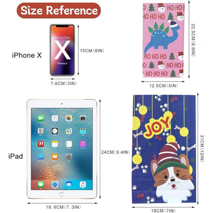 Adventskalender XXL Kraftpapier Weihnachtstüten Basteln