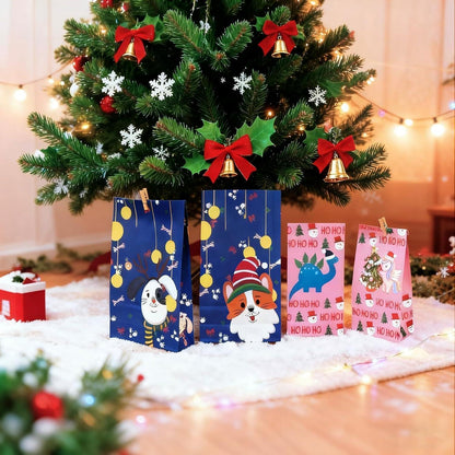 Adventskalender XXL Kraftpapier Weihnachtstüten Basteln