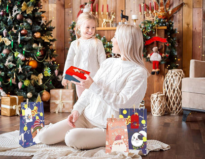 Adventskalender Befüllen XXL Geschenktüten Weihnachtskarten 24-teilig