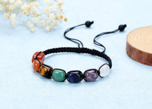 7 Chakra Edelstein Armband Natürliche Steine Yoga Healing