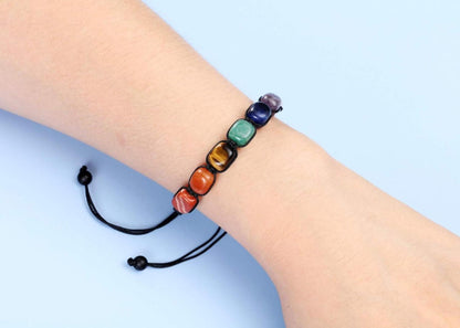 7 Chakra Armband Natürliche Edelsteine Yoga Healing Energie