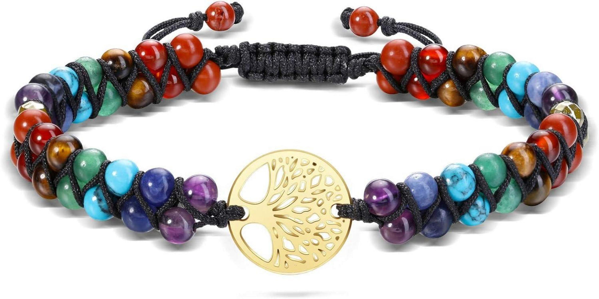 7 Chakra Armband Engel Edelstein Natürliche Yoga Healing Reiki