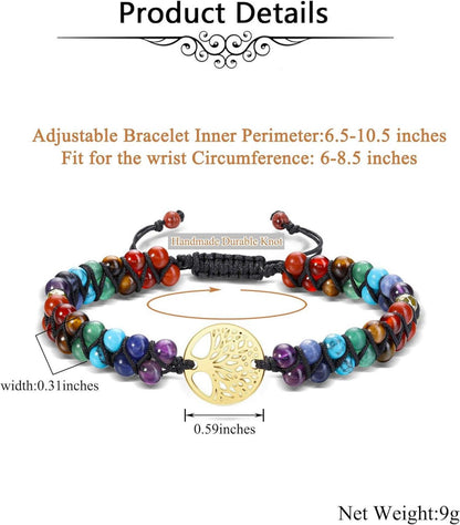 7 Chakra Armband Engel Edelstein Yoga Wellness Healing Energietherapie