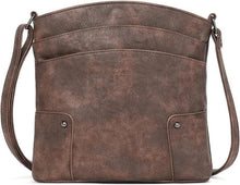 CLUCI Umhängetasche Crossbody Damen Klein Vintage Stil PU Leder