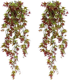 Künstliche Pflanzen Hängend 2er Set Herbstdeko Outdoor 27,8 Zoll