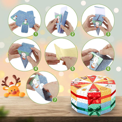 Kesote Adventskalender 24 Boxen 2 x 12 Tage Weihnachten