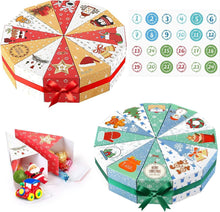 Adventskalender Boxen Weihnachtsmotive Schachteln 24er Set