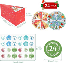 Kesote Adventskalender 24 Boxen 2 x 12 Tage Weihnachten