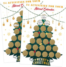 Rubbeladventskalender Weihnachtsbaum A3 2er Set - Überraschungen für