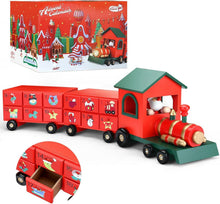 Weihnachtszug Holz Adventskalender Kinder süße Weihnachtsgeschenk