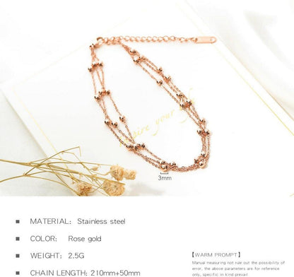Goldüberzogene Damen Fußkette | Hypoallergen und verstellbar