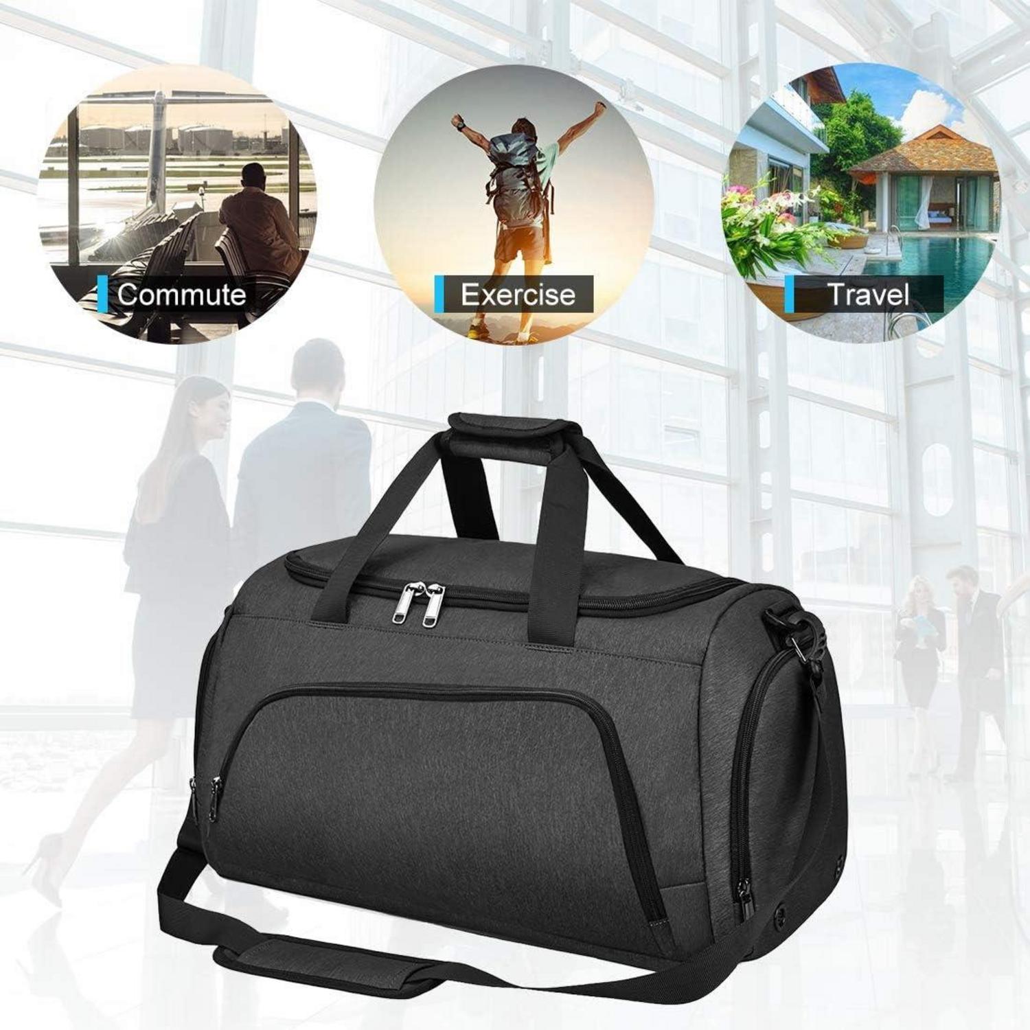 Sporttasche Herren Damen Reisetasche Weekender mit Schuhfach