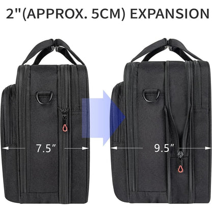 EMPSIGN Laptoptasche 17,3 Zoll Wasserdicht Schwarz
