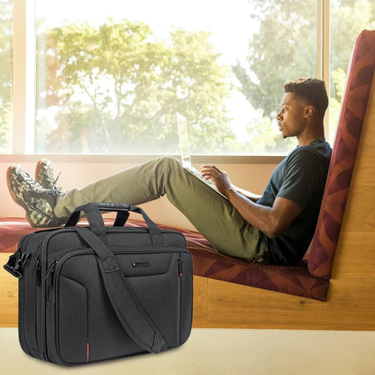 EMPSIGN Laptoptasche 17,3 Zoll Wasserdicht Schwarz