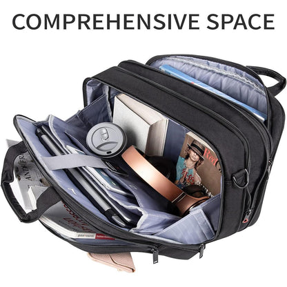 EMPSIGN Laptoptasche 17,3 Zoll Wasserdicht Schwarz