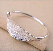 Taomeng Blatt Charm Armband Sterling Silber 925, verstellbar