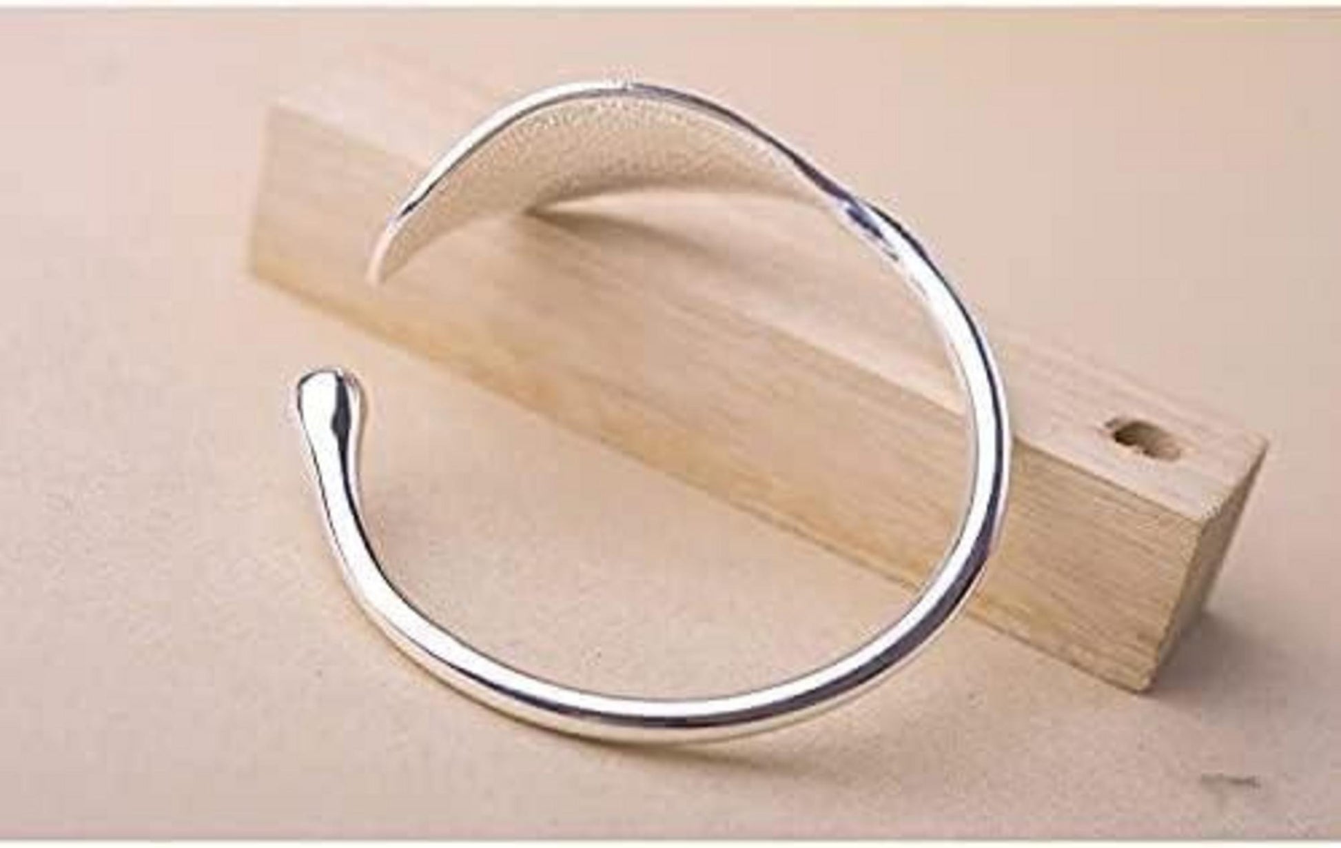 Taomeng Silber Blatt Charm Armband Verstellbar Frauen Sterlingsilber