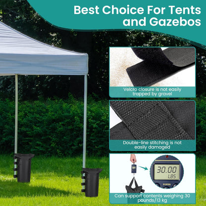 Sandsack-Set 1680D robust für Pavillon Pop-Up-Zelte 4