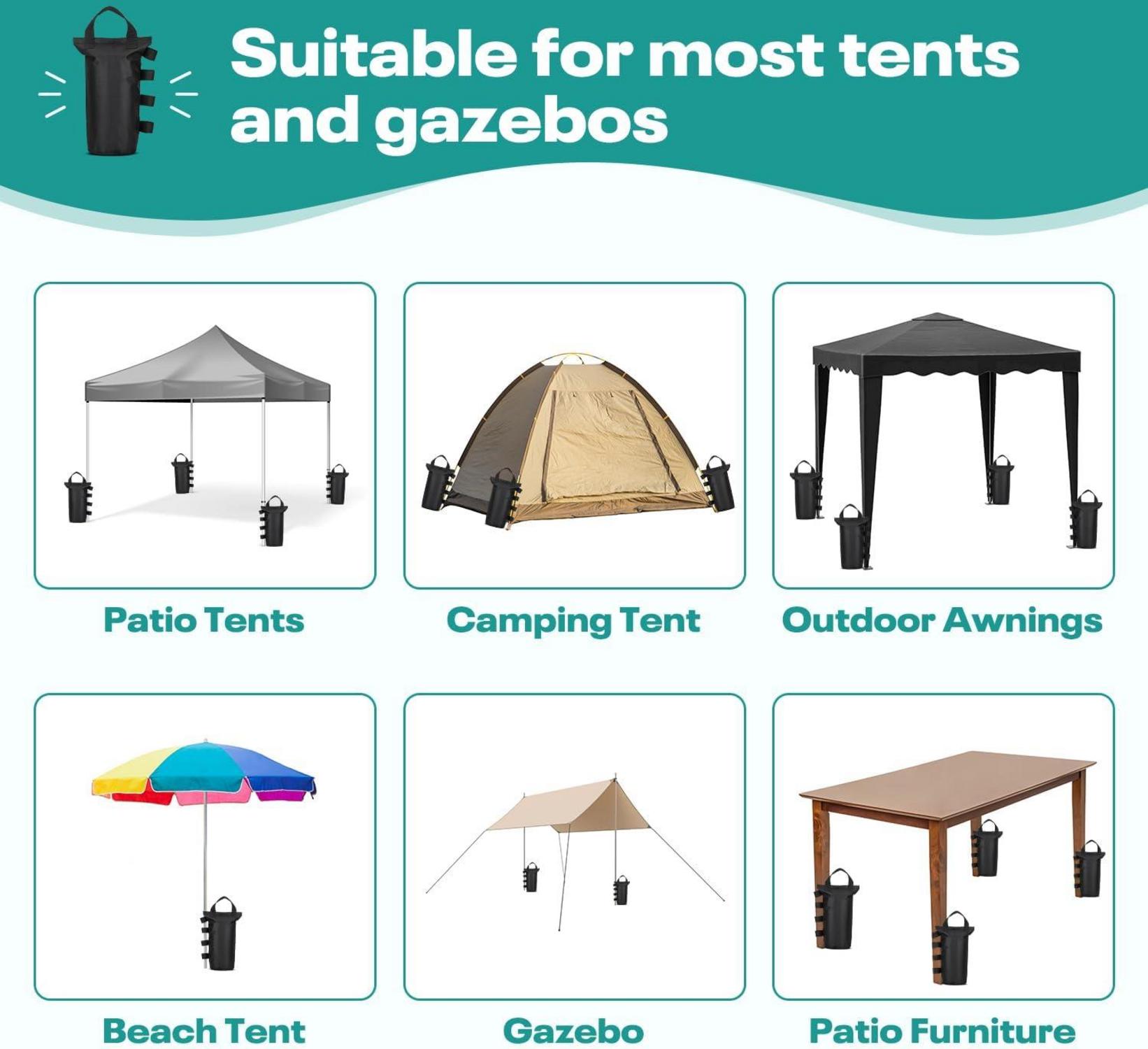 Sandsack Set 1680D Gewichte für Pavillon Pop-Up-Zelte