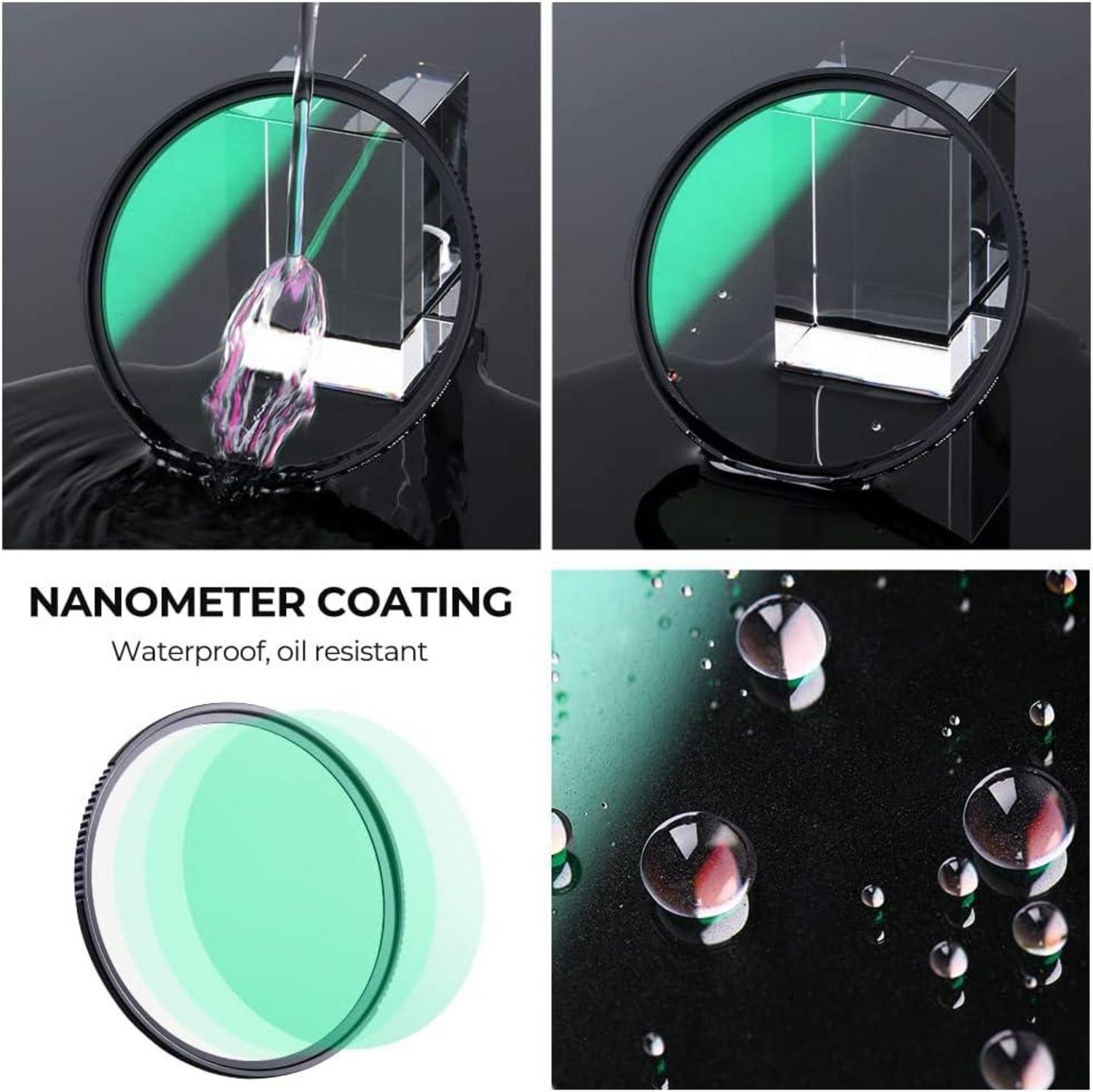 82mm Black Mist 1/2 Filter Optisches Glas Nano-Beschichtung