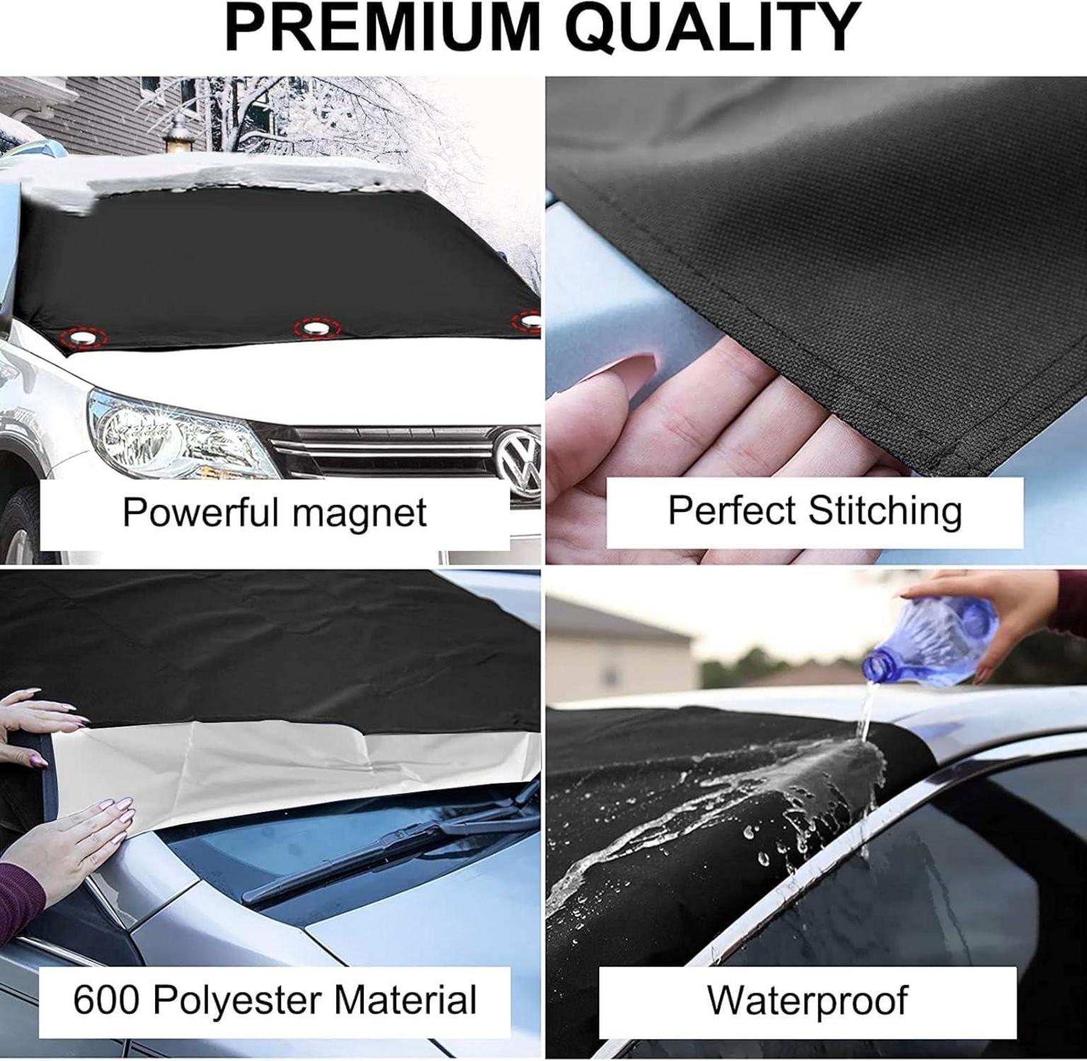 Orlegol Frontscheibenabdeckung Auto Windschutzscheibe Frost Sonnenschutz