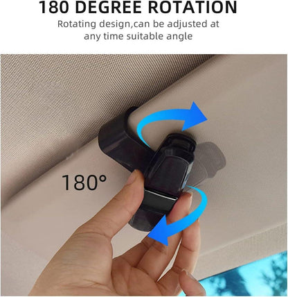 Brillenhalter fürs Auto Sonnenbrillen Clip mit Kartenhalterung