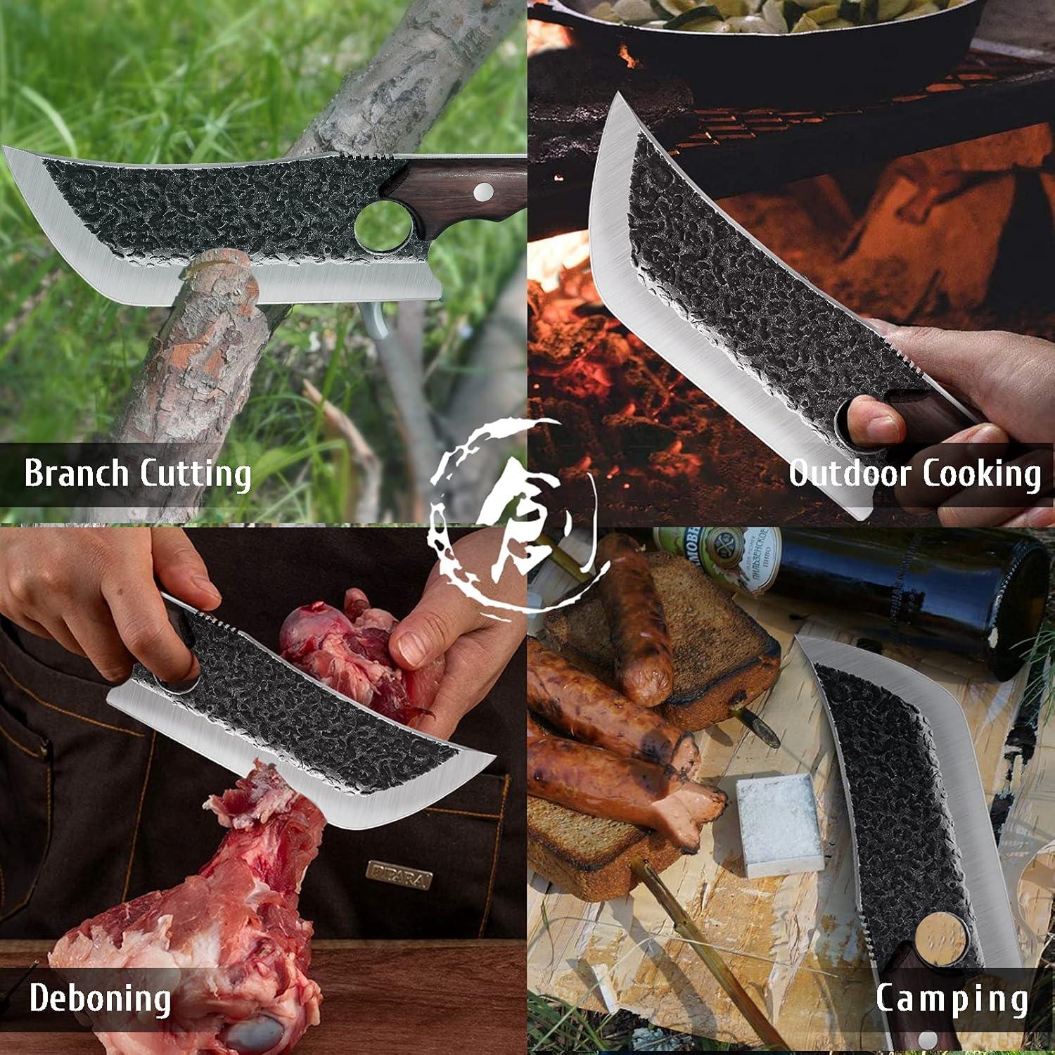 DRAGON RIOT Scharfes Hackmesser  hochwertiges Japanisches Profi Küchenmesser