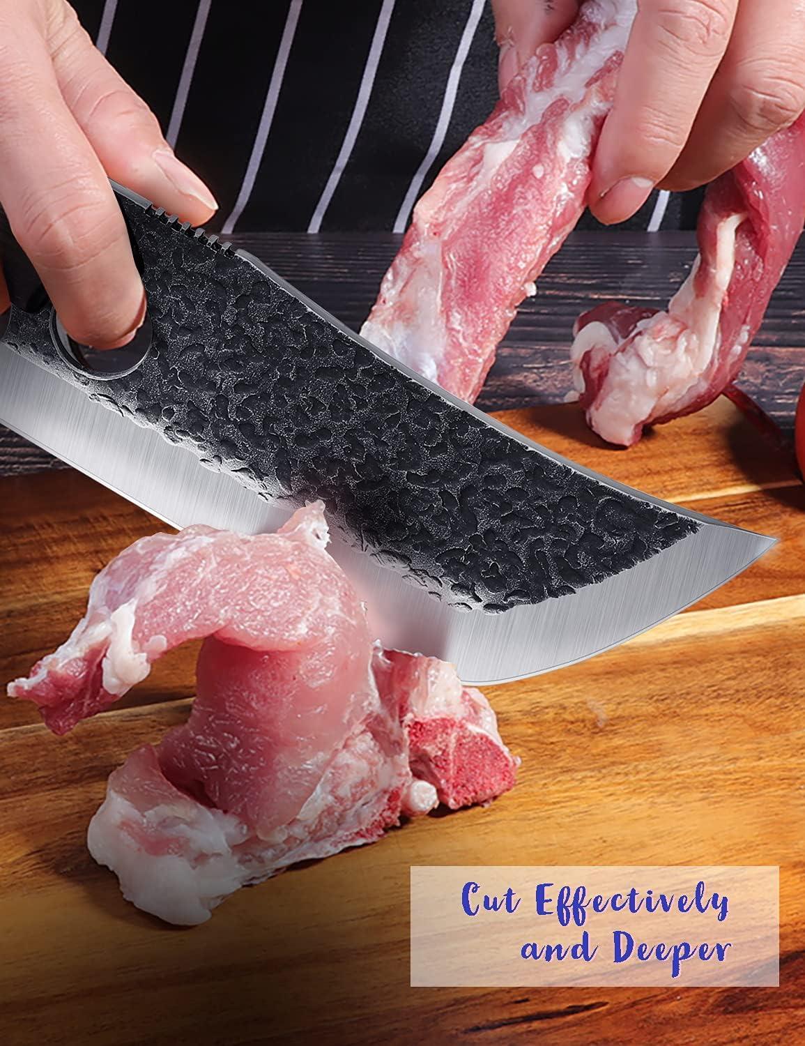 DRAGON RIOT Scharfes Hackmesser Profi Küchenmesser