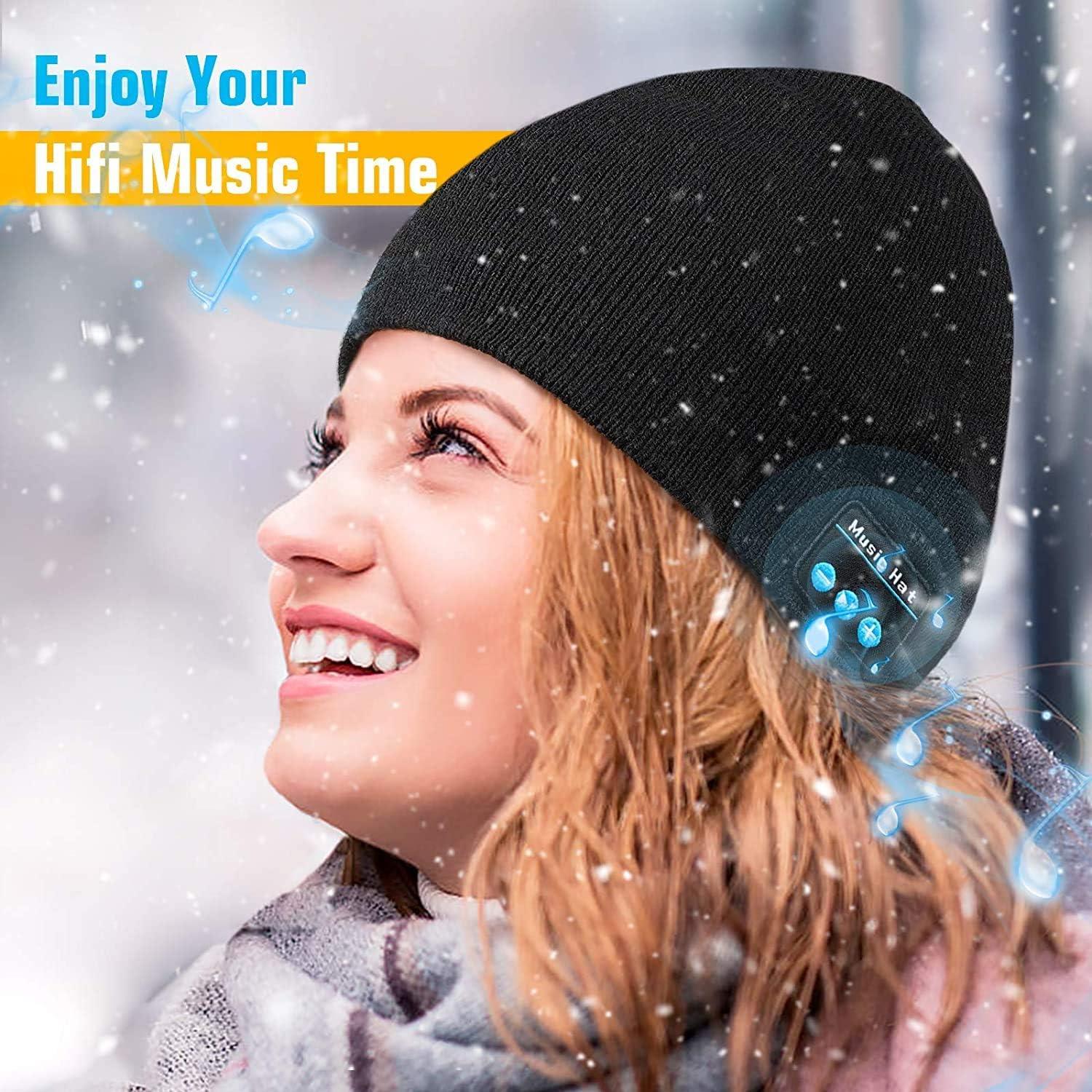 Bluetooth Mütze Winter Herren Frauen Weihnachten Geschenk
