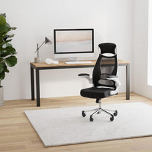 Ergonomischer Bürostuhl mit Armlehnen und Lendenwirbelstütze