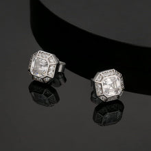 KRKC&CO S925 Silber Iced Out Ohrringe Herren 14K Gold