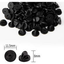 100 Stück Gummischeiben Schwarz 11,5mm