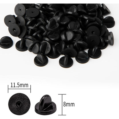 100 Stück Gummischeiben Schwarz 11,5mm