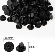 100 Stück Gummischeiben Schwarz 11,5mm
