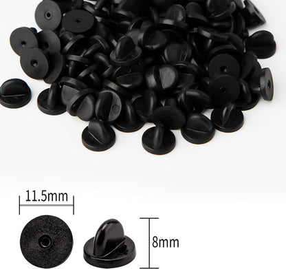 100 Stück Gummischeiben Schwarz 11,5mm